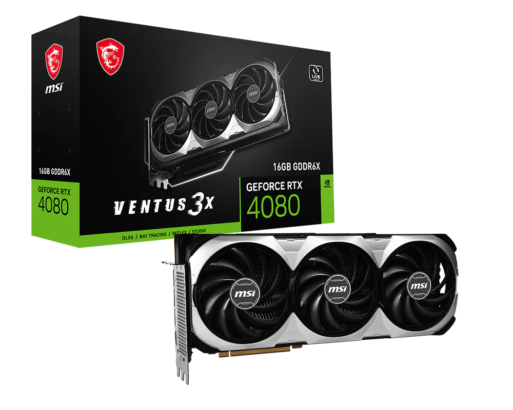 MSI GeForce RTX 4080 16GB VENTUS 3X